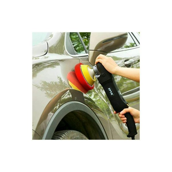 5 st bilvaxning polyester svamp polerskiva biltillbehör rengöringsskönhetskit HANBING