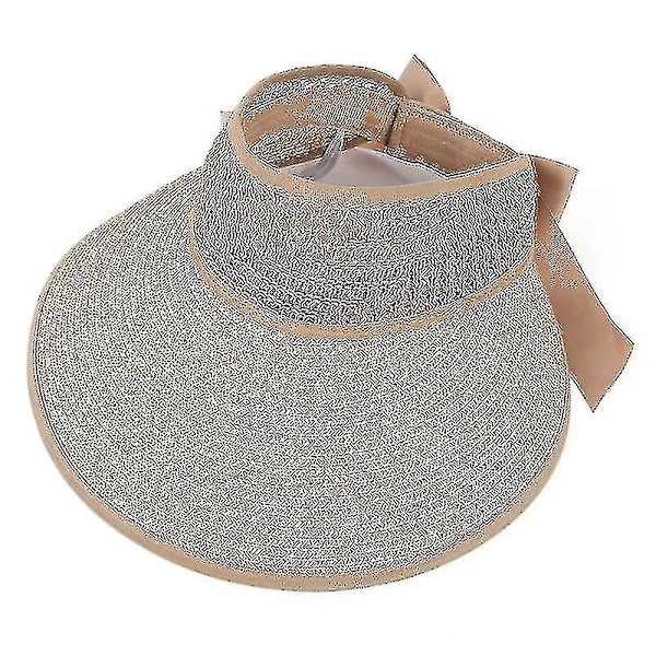 Halmstrandhatt, Solskydd Visirhatt Khaki