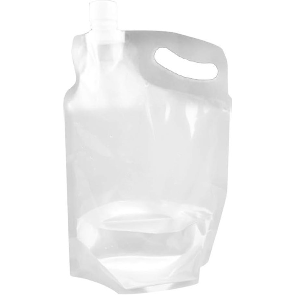 Hopfällbar vattenbehållare bärbar hopfällbar tank, 2L vattenförvaringsväska för vandring camping picknick resor BBQ