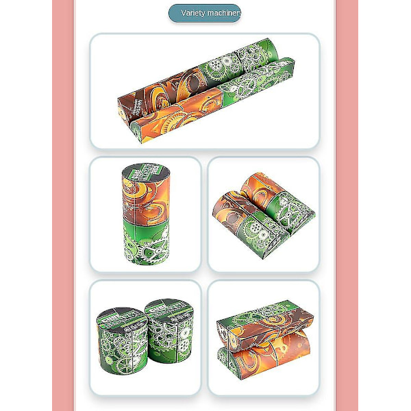 Oändlig och ständigt föränderlig vikbar kub avlastning leksak rymd fidget leksaker stressavlastande leksaker stress leksaker skrivbordsleksak squishy