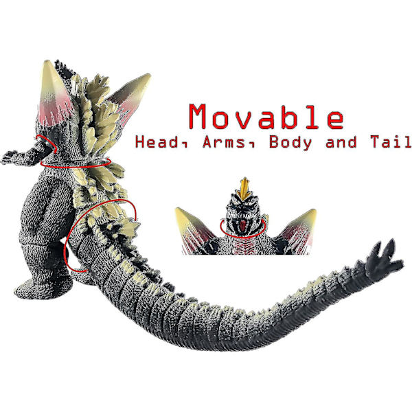 Space Godzilla Leksak Actionfigur, 1994 Film Monster Series Spacegodzilla Mjuk Vinyl