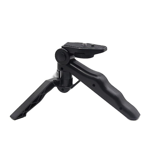Mini Tripod bordsstativ för kamera tripod handhållen självutlösare Live Tripod(svart)
