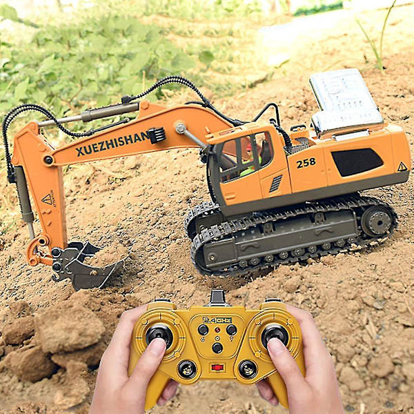 Fjärrkontroll ingenjörsfordon modell dumptruck grävmaskin bulldozer kran Rc bil för pojkar födelsedagspresenter(rc kran)