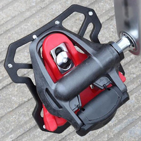Premium Clipless Pedal till plattformsadaptrar 1 par aluminiumlegering cykelpedalplattform（gul)