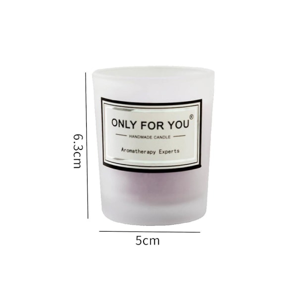 Blush duftkrukke lys for hjemmeavslappende soyavokslys for menn og kvinner Aromaterapi langvarig