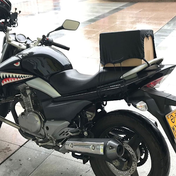Motorcykel bakre rackväska regnskydd hög elasticitet, M40X50CM