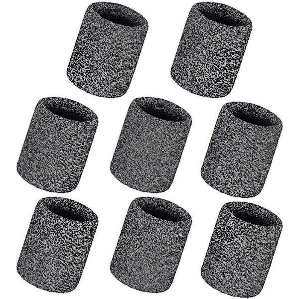 8 st söta handledsskydd, tjocka svarta handledsskydd skyddande elastiska sport handledsskydd