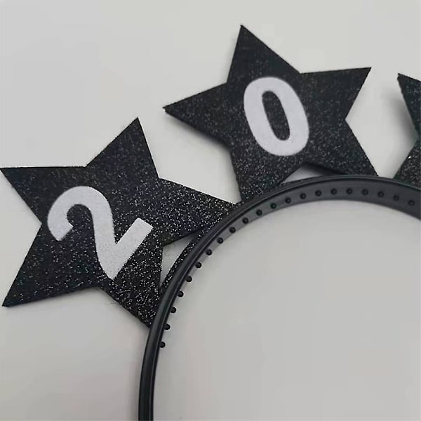 Plastik 2022 Stjerne Hovedbånd til Hår til Jul Halloween Cosplay Kostumefest
