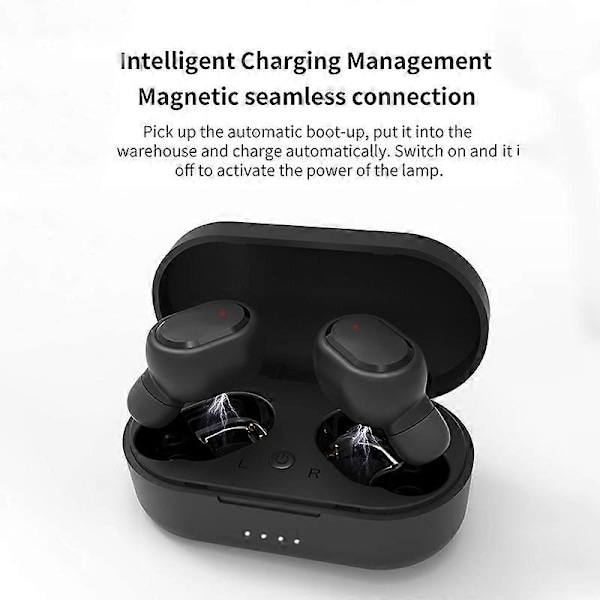 Nya Bluetooth 5.0 TWS M1 Stereo Hörlurar Trådlösa Hörlurar Sport Headset för Andorid iOS