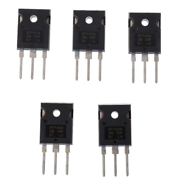 5 st/set Irfp460 Fälteffekt Transistor 20a 500v Power Mosfet N-kanal Transistor To-247