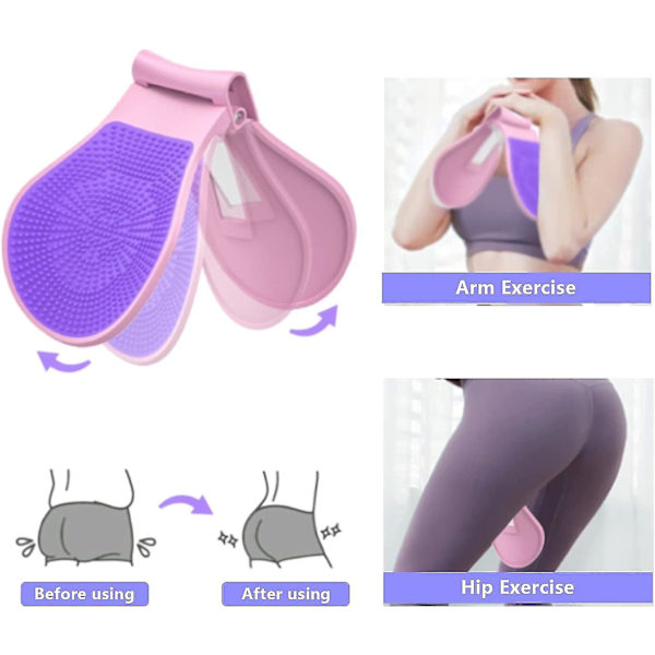 Bäckenbotten- och Höfttränare, Höftkroppstränare, Bäckenbottenmuskelstärkande, Bäckenbotten- och Höfttränare för Kvinnor (Rosa)