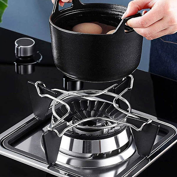 2 stk. Universal støbejerns gasring, Universal komfurholder, Wok-støttestativ til gaskomfur, til køkkener, kaffemaskiner, ovne, gaskomfurer