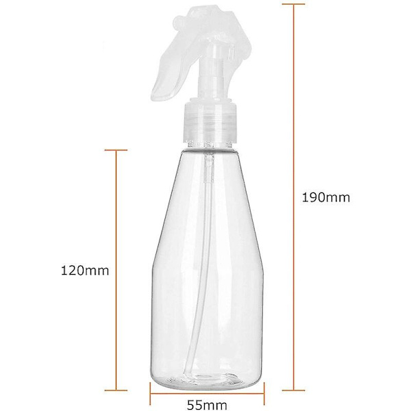 3 kpl puutarhan suihkepulloa 200 ml läpinäkyvä suihke pullo puutarhanhoitoon puhdistukseen kampaamoon