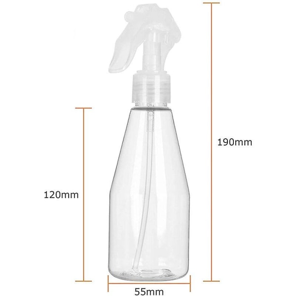 3 stk havesprayflaske 200ml gennemsigtig sprøjte til havearbejde Rengøring Frisør
