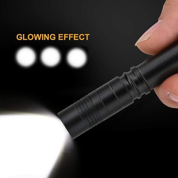 1 stk bærbart blitzlys, ultralys LED-lommelygte, minipen lommelygte til gaver og daglig brug