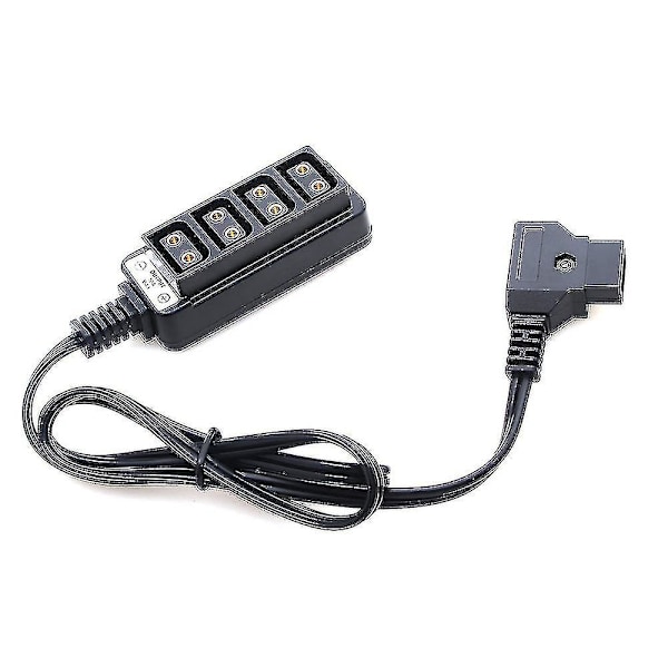 Kamera En-til-fire Strømkabel B-type Anton V-mount Batteri Konvertering, En-til-fire V-port Batteri Strømforsyningssystem B-type Hun En-til-fire Strømkabel