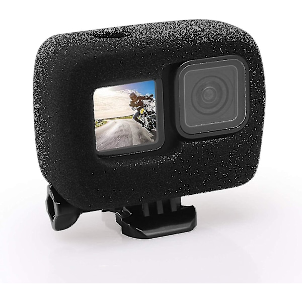 Windslayer-skydd för GoPro 10 Hero 9 Vindbrusreducerande Svamp Videodämpare Husfodral