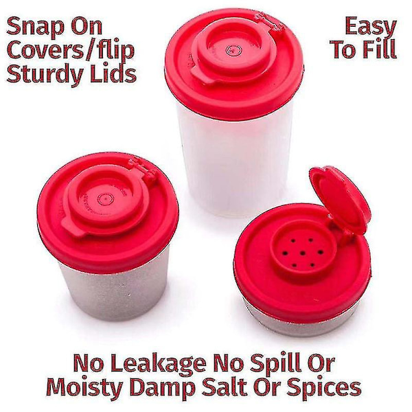 Salt- och pepparkvarnar Fuktsäkra Saltkvarn för Camping Picknick Utomhus Kök Klar Kropp (Medium)