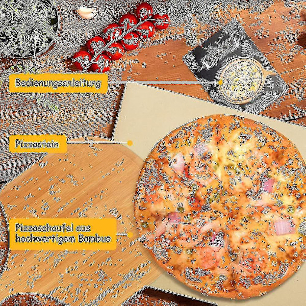 Pizza Sten Til Ovn Og Gasgrill, Køkkenudstyr Pizza Sten Grill Sten Pizza Slider - Fireclay Sten Pizza Sten Lavet Af Cordierit Til Ovn