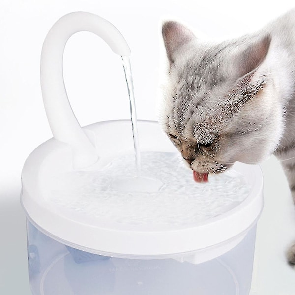 Kattvattenfontän Automatisk Svanhals LED Vattendispenser Automatisk