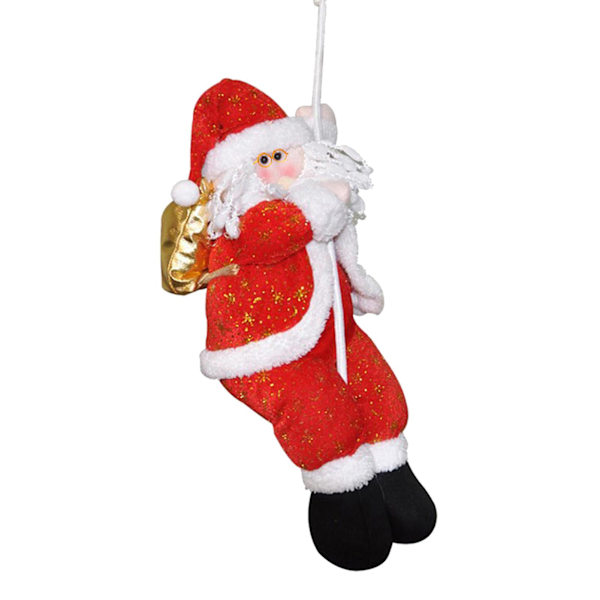 Jultomte Klättrande Rep Dekoration för Julgran Fönster (S)