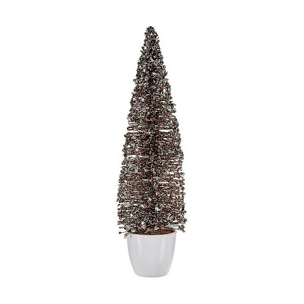 Stor Julgran 10 x 38 x 10 cm Mint Plast champagne