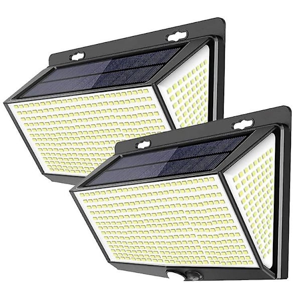 Kraftfull utomhus sollampa solcellslampa utomhusbelysning IP65 vattentät lampa
