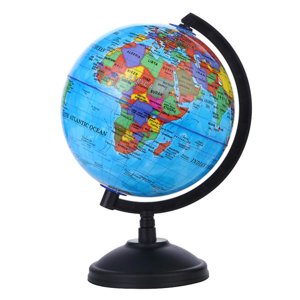 6-tommers roterende verdensklode med stativ til elever, der lærer geografi