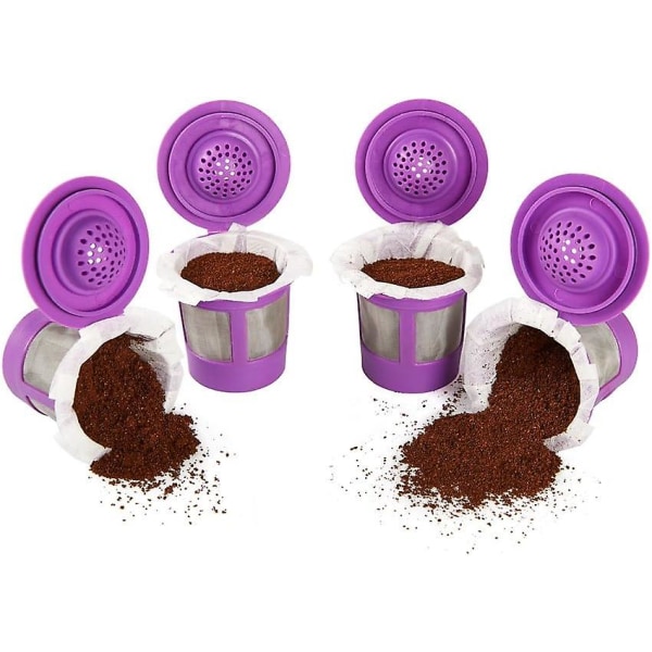 Førsteklasses engangspapirfilter for Keurig gjenbrukbart engangsfilter, K-Cup kaffefilter (100 STK)