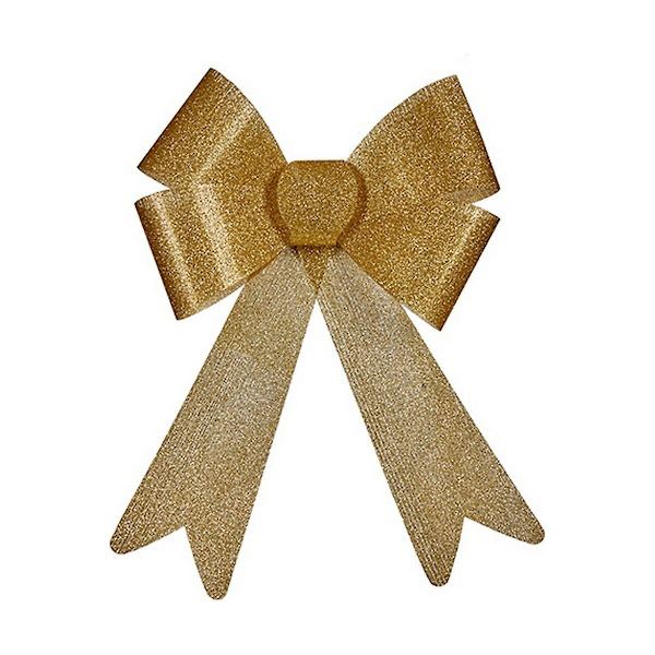 Julgranskula Lasso 23 x 3 x 30 cm Guld PVC 33 x 33 x 3 cm (24 stycken)