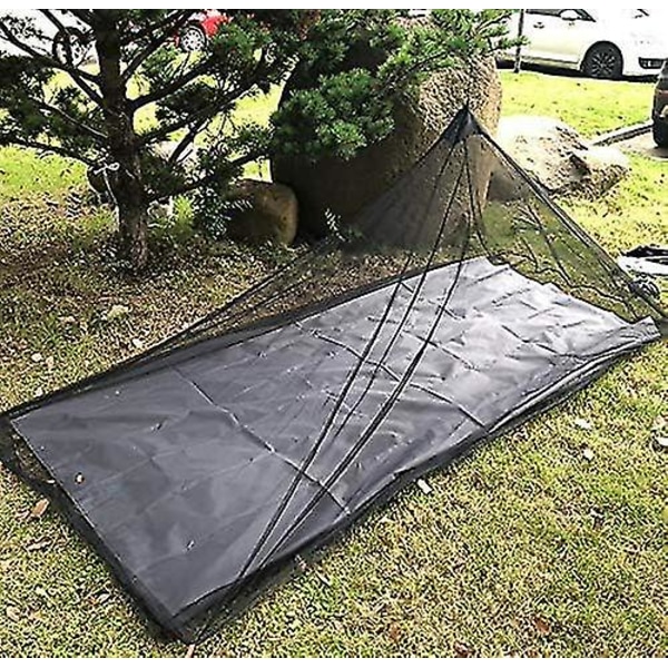 Camping Myggnett Seng Kompakt Og Ultralett For Reise Finneste Hull Mesh 2000 Netting For Camping Og Fotturer, Uten Sovematte