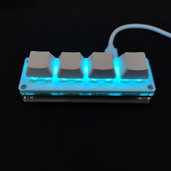 4-knappars programmerbart tangentbord för spel, Osu-tangentbord, genvägar, mekaniskt makro-tangentbord