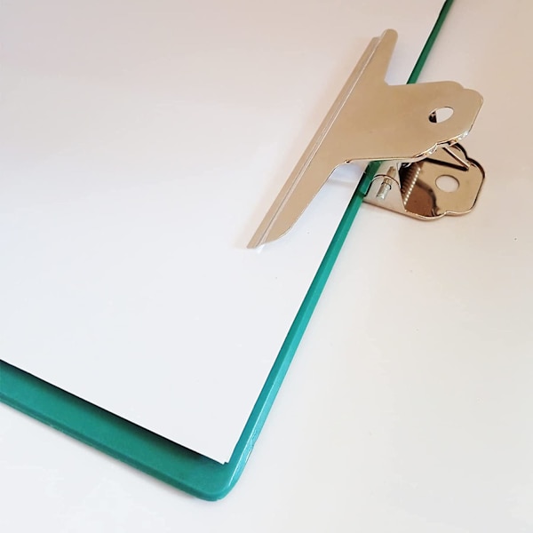 12 Bulldog Clips i rostfritt stål