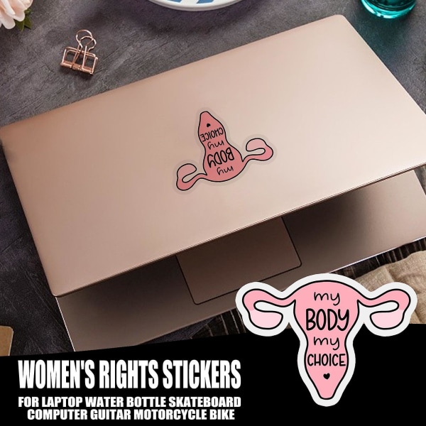 Feminist Stickers Laptop Stickers Vindusklistermærker Bil Stickers 10 STK