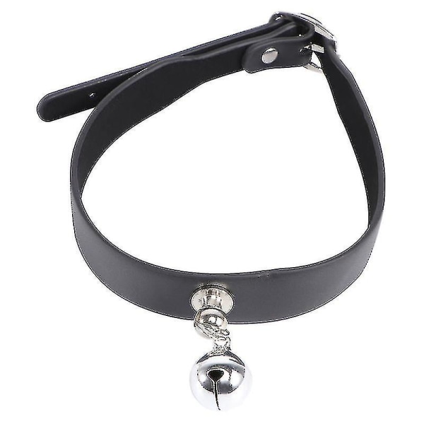Restraint Halsband Dragkedja Läder Sida Halsband Vuxen Lyckliga Leksaker Vuxen Par (klocka)