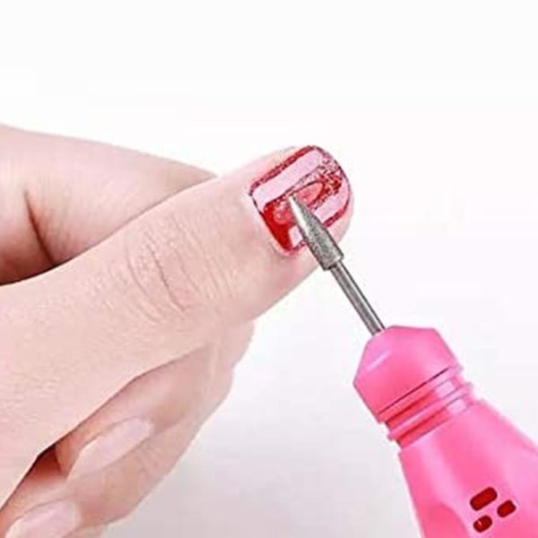 Diamond Nail Drill Bits Sett For Acryl Nail Professional Cuticle Drill (stil 1）