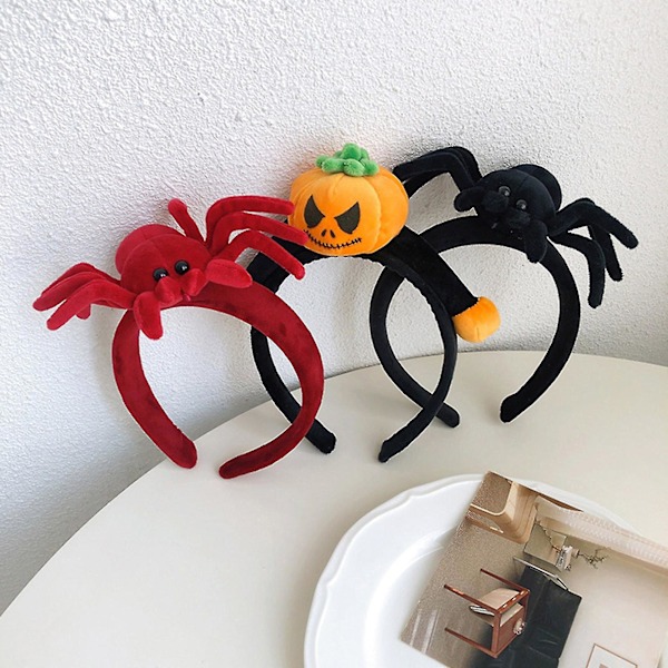 All-match Bat Pumpkin/spider Formet Pandebånd Goth Hårbånd Karneval Hår Dekorationer