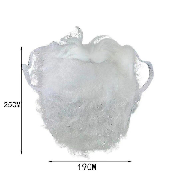 Tomtemaskhatt för Vuxna Unisex Återanvändbar Kostym Jultomte Nyår Julgåva Tomte Ansiktsmask Juldekoration (mask)