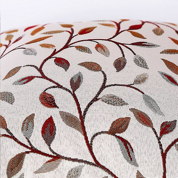 2 st Jacquard Löv Mönster Rektangulär Mjuk Kuddfodral Kuddeöverdrag (30x50cm)