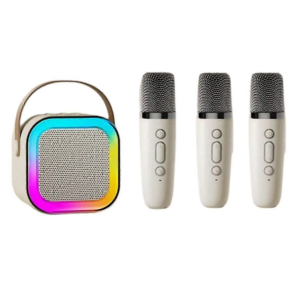 Bärbar Bluetooth Karaoke Högtalare Bluetooth Högtalare Mikrofon K-Song Trådlöst Högtalarset