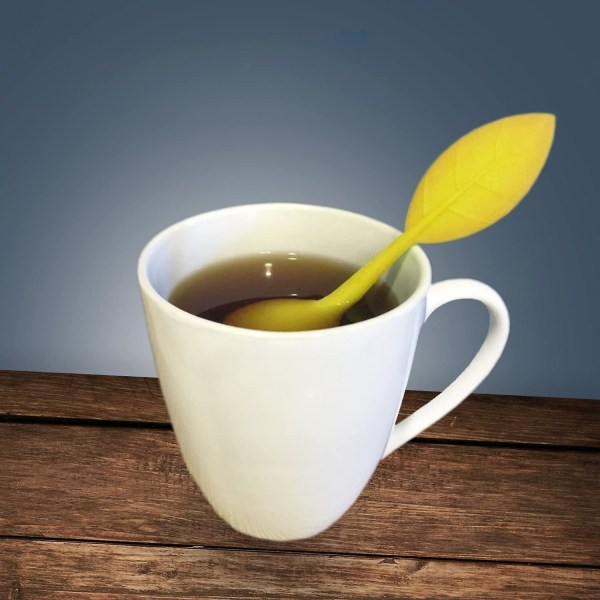 Rustfrit stål silikone temaskine Te lækker te-separeret te-rester Tefilter Husholdnings-tebrygning tesæt