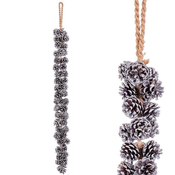 Julgranskula Silver Ananas 110 cm