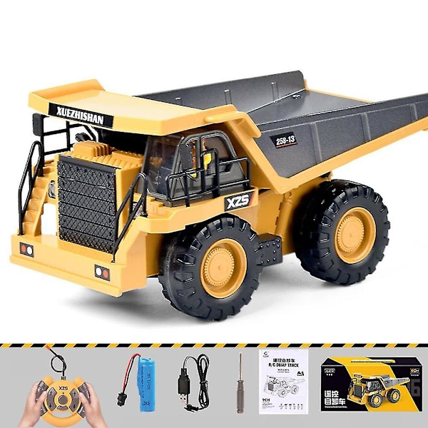 Fjärrkontroll ingenjörsfordon modell dumptruck grävmaskin bulldozer kran Rc bil för pojkar födelsedagspresenter(rc kran)