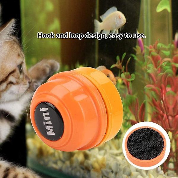 Akvariemagnet Mini Magnetisk Akvarium Rengöringsborste för Glas Bärbar Fisk Tank Borste Fönster Rengöring Skrubber