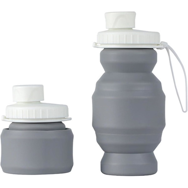 320ML Silikon Vatten För Sportdryck Camping Resor Cykling Vattenkokare Fällbar Vattenflaska Vattenkopp