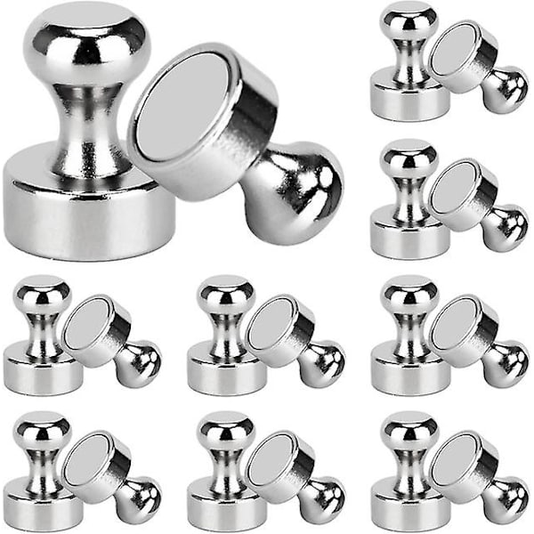 18 kpl Push Pin -magneetteja Jääkaapin Magneetteja Valkotaulun Magneetteja