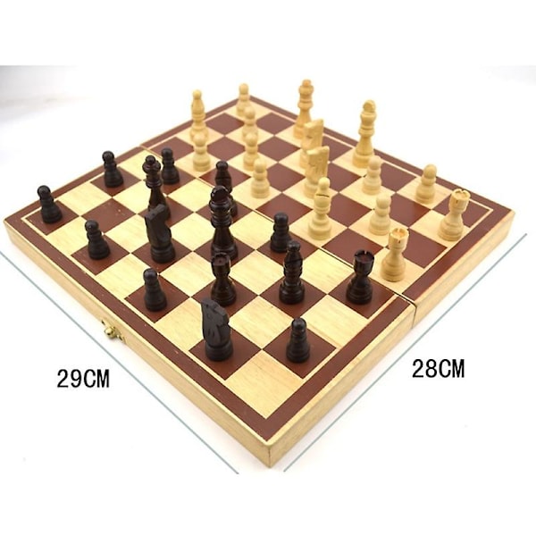 Trävikbar Strategispelbräda Underhållningsspel