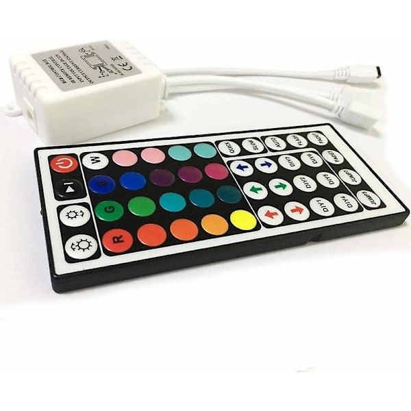 DC 12V IR trådlös fjärrkontroll för fjärrstyrning av 5050 3528 RGB LED-remsor -(En huvudanslutning)