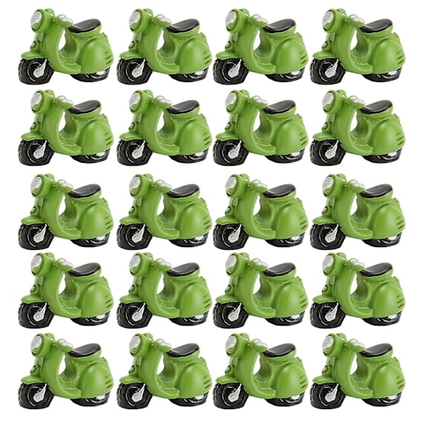 20 st dockhusmotorcykel miniharts motorcykel för dockhus i skala 1/12 1/6
