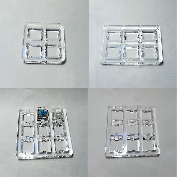 Transparent Switch Tester Bas Akryl Förvaringsdisplay För Mx Switch(9）